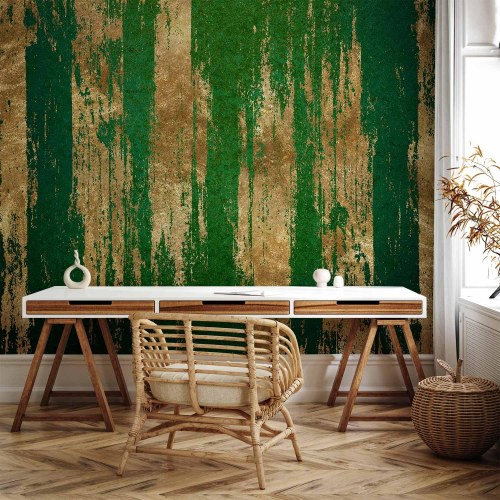 Fototapet Golden-Green Expression