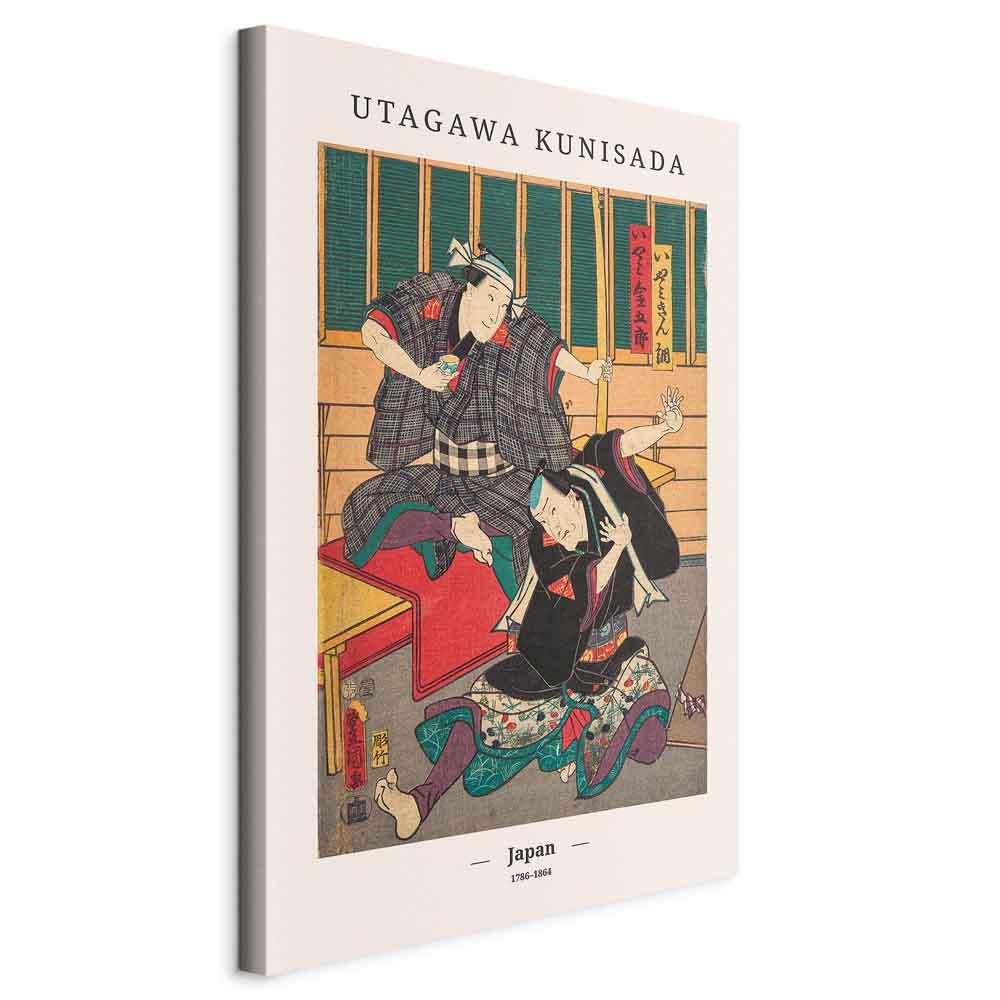 Lærredsbillede Utagawa Kunisada Japan - 1-delt lodret vægbillede - 60 x 90 cm - På italiensk lærred