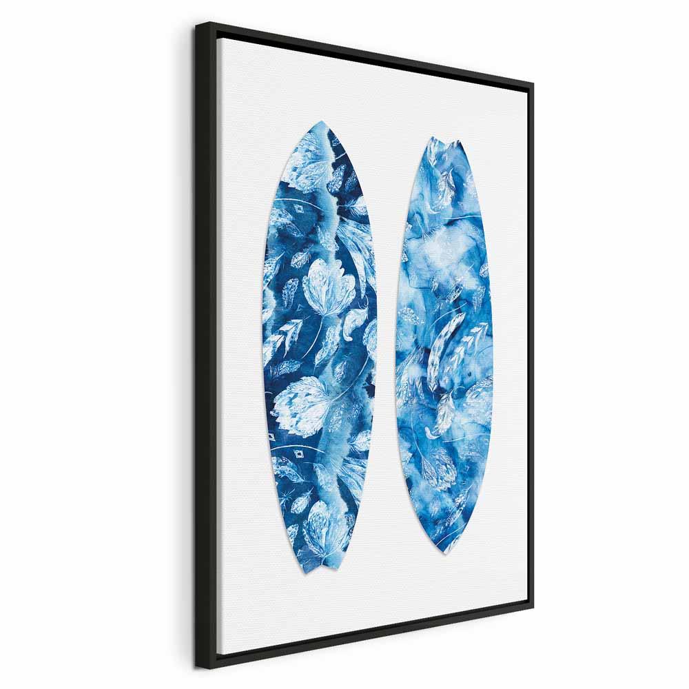 Lærredsbillede Water Fun - lodret vægbillede i 1 del - 40 x 60 cm - I en sort træramme