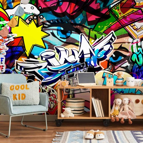 Fototapet Metropoliens Sprog - graffiti og gadekunst
