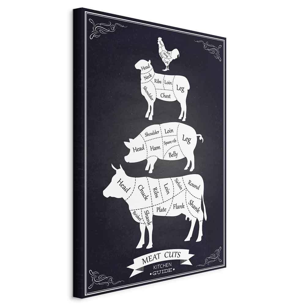 Billede på lærred Kitchen Essential - lodret vægdekoration med køkkenmotiv i 1 del - 60 x 90 cm - På italiensk lærred