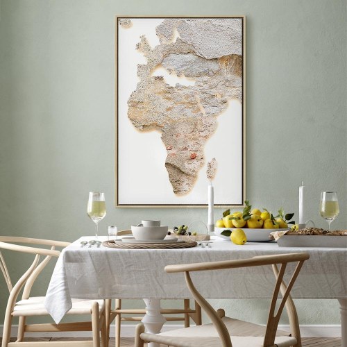 Lærredsbillede Hot Continent - vertikalt