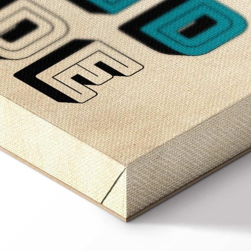 Lærredsbillede "Take a Walk on the Wild Side" - kvadrat