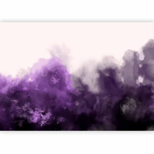 Fototapet Watercolour Variation Violet - abstrakt akvarel fototapet