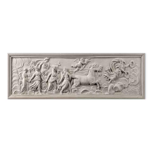 Lærredsbillede Relief: Apollo og muserne