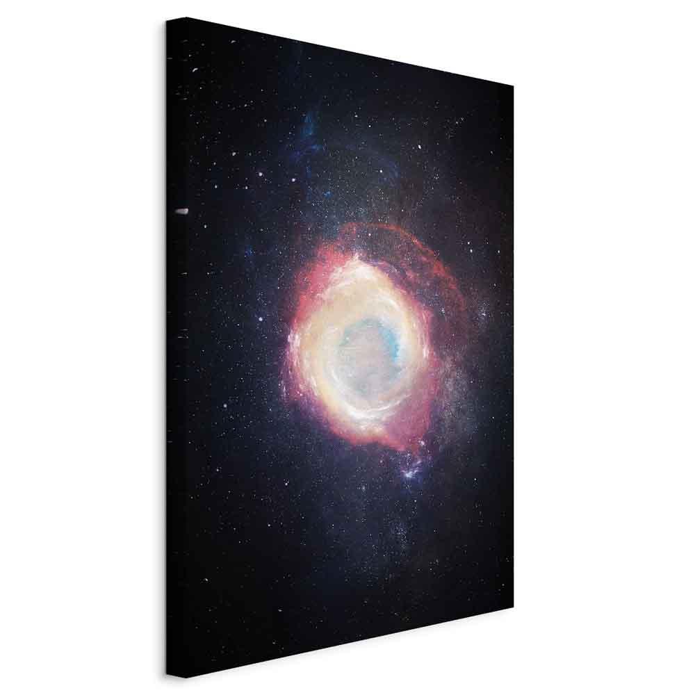 Lærredsbillede Galactic Explosion - 1-delt vertikalt abstrakt billede - 40 x 60 cm - På italiensk lærred