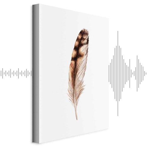 Lærredsbillede Magic Feather - 1 del, lodret