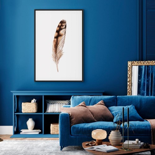Lærredsbillede Magic Feather - 1 del, lodret