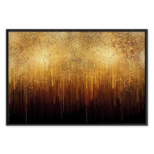 Abstrakt billede på lærred Golden Expansion Wide