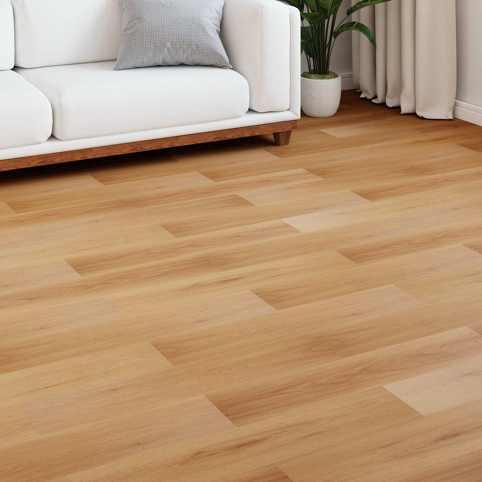 Laminatgulv naturlig bambus 101 x 20 x 0,8 cm - 15 stk.