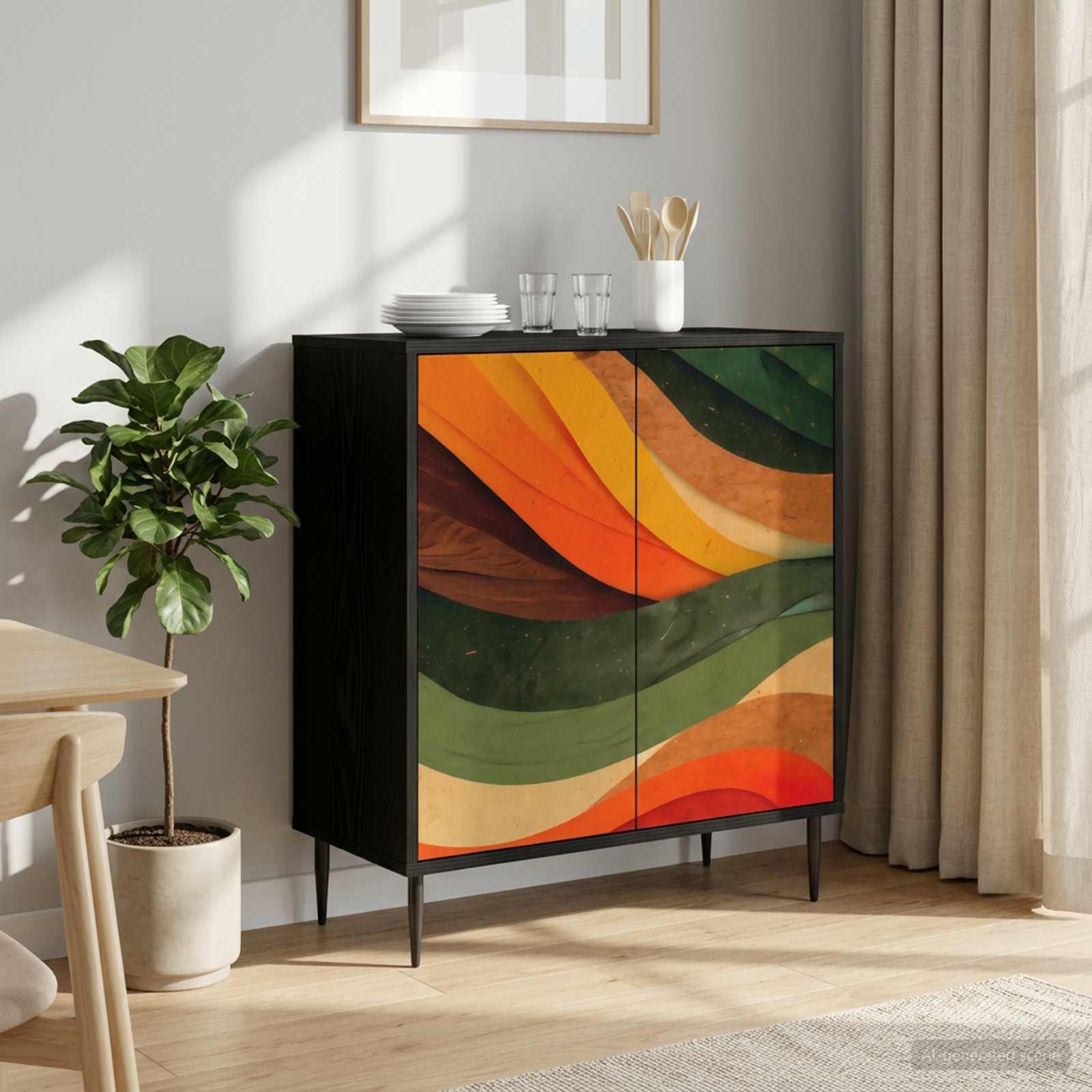 Sideboard BONN i sort eg 69 x 33 x 76 cm