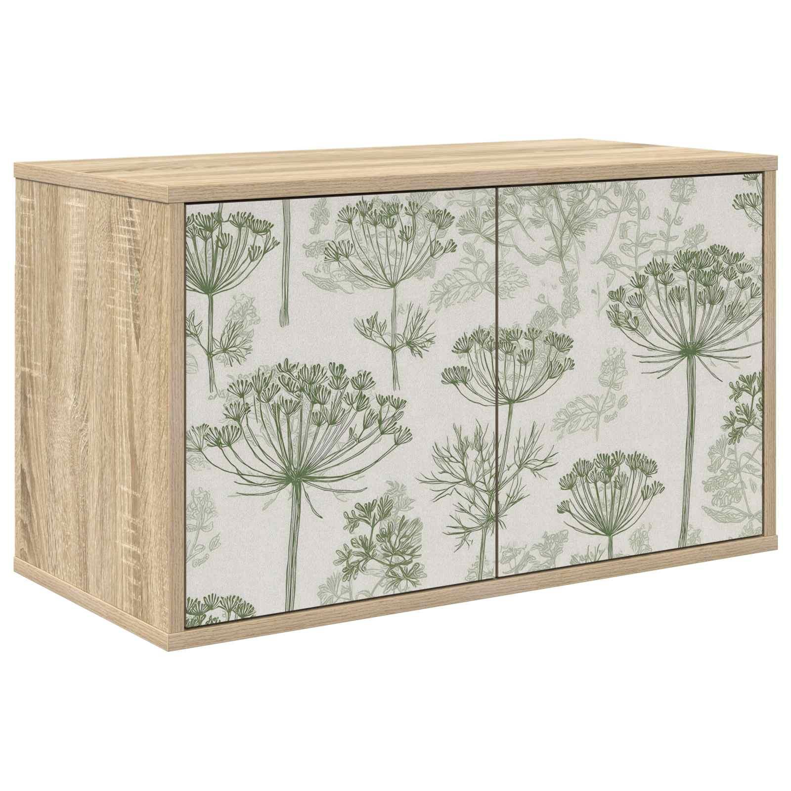 Væghængt TV-skab GOTHA 69 x 33 x 40 cm i sonoma-eg