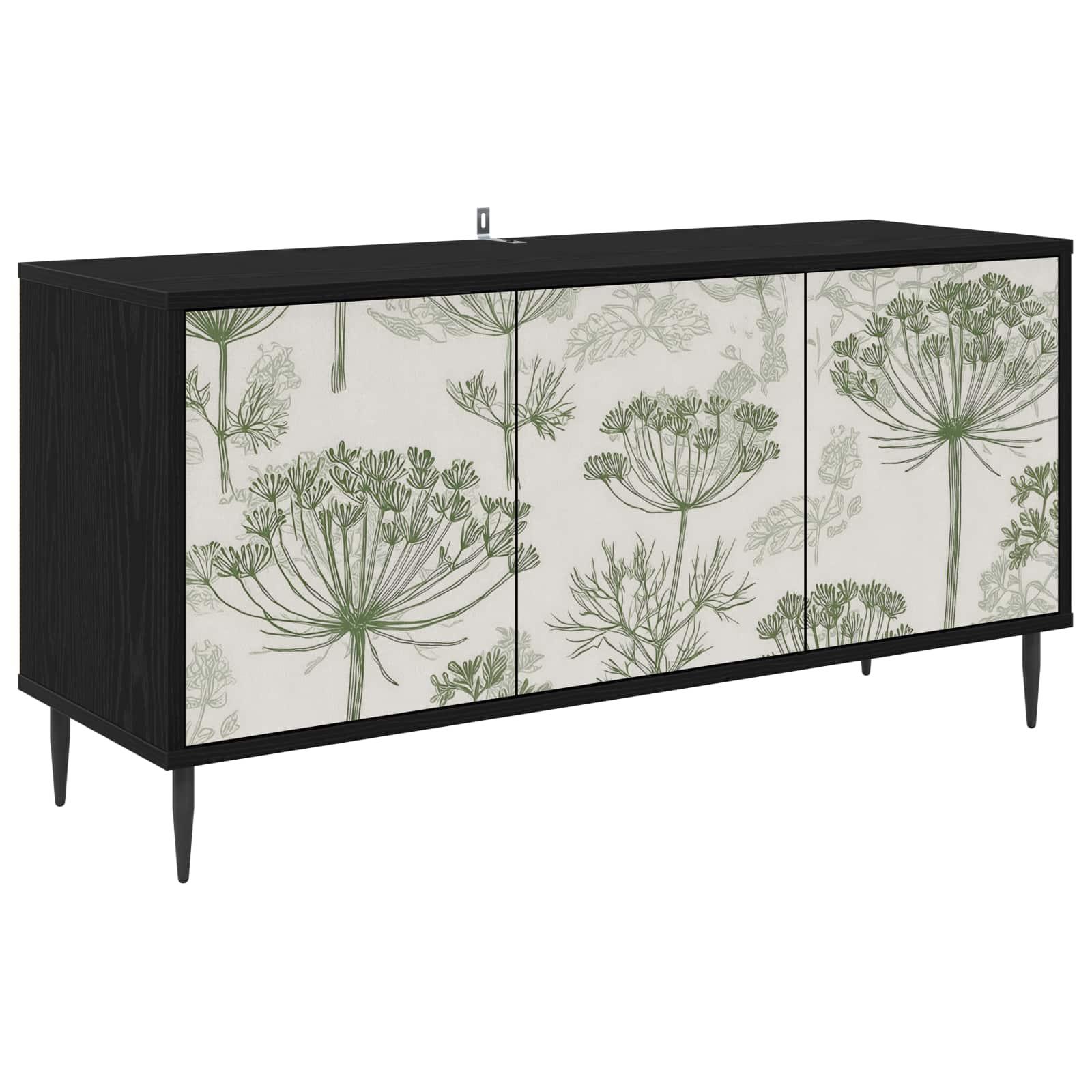 TV-skab GOTHA 102 x 33 x 51 cm i sort eg
