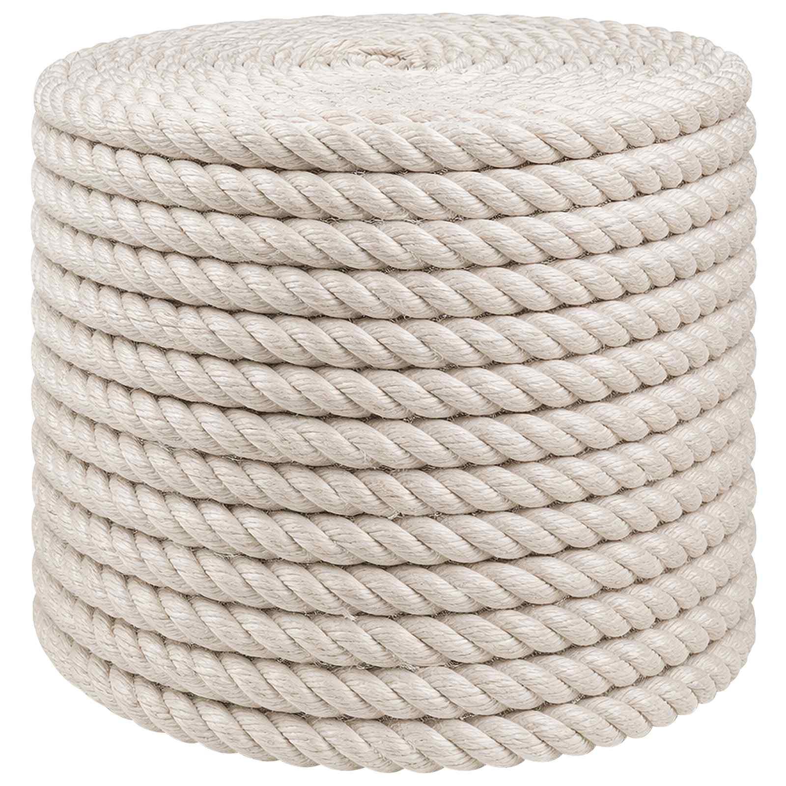 Jute reb 10 mm hvid 100% tossa jute 250 m