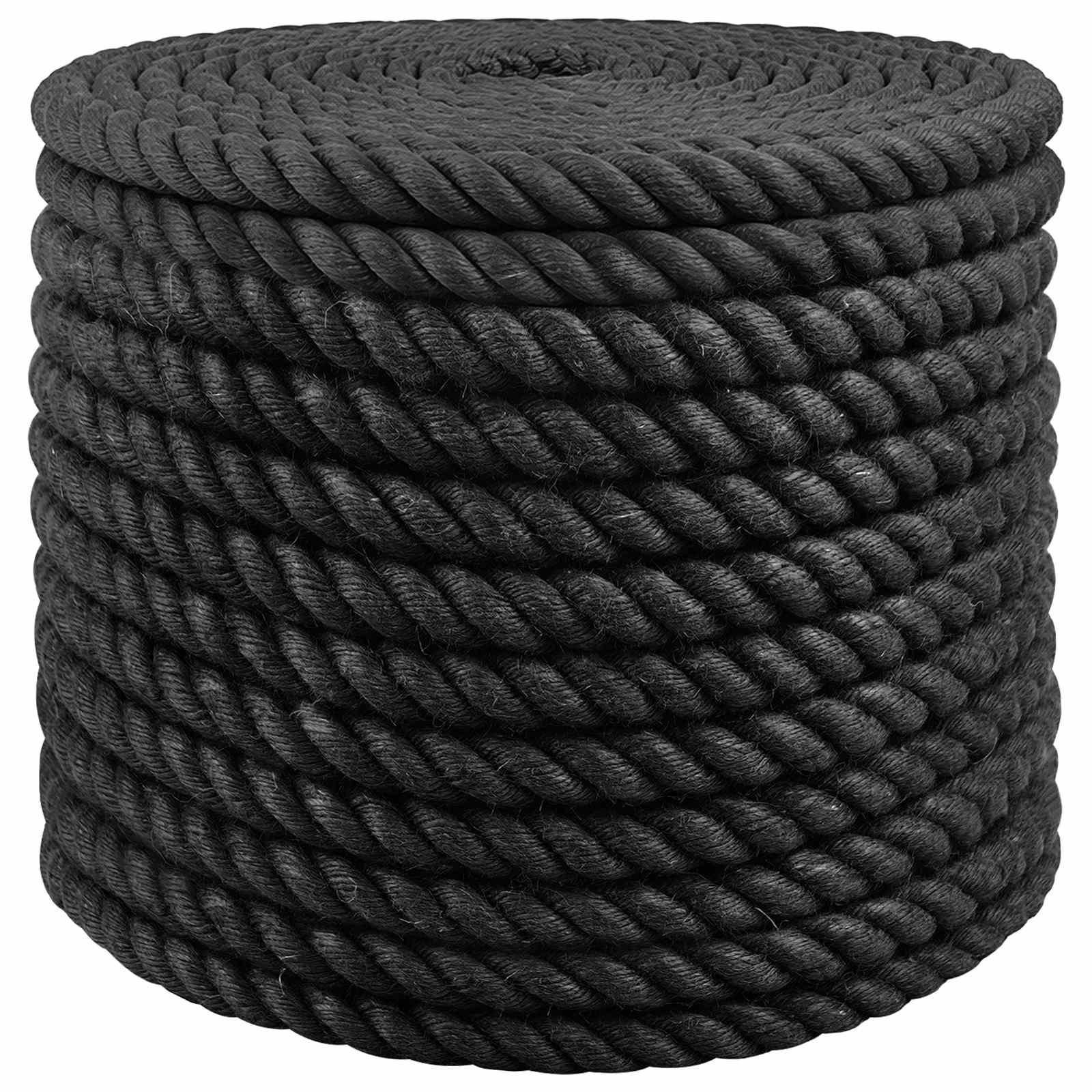 Jute reb 24 mm sort 50 m i 100% tossa jute