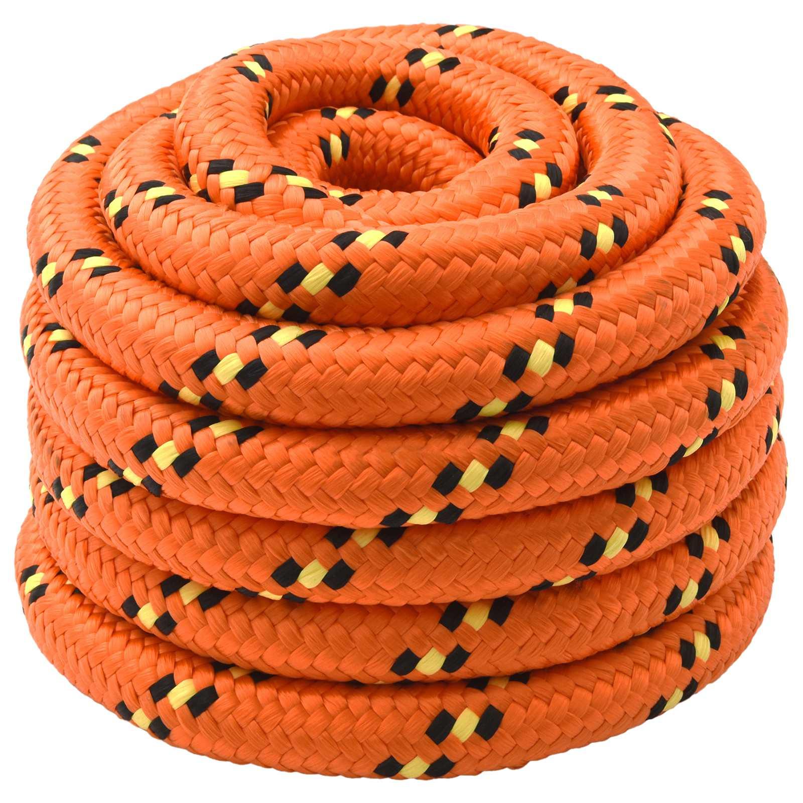 Bådsnor 3 mm 25 m orange PP - flydende reb til marine og udendørs brug