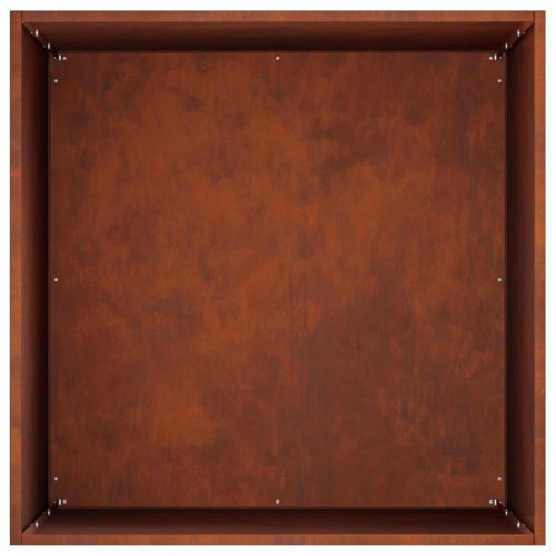 Have blomsterkrukke i cortenstål 40 x 40 x 75 cm rusten