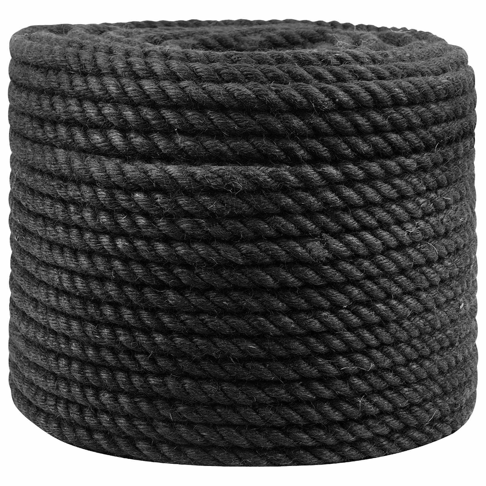 Jute reb 14 mm sort 100% Tossa jute 250 m