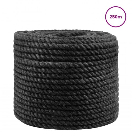 Jutereb i 100% Tossa jute 140 mm 250 m - sort