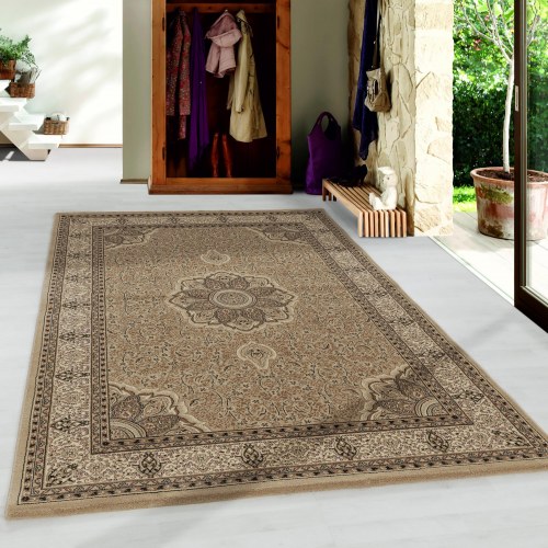 Orientalsk tæppe KASHMIR - beige, rektangulært