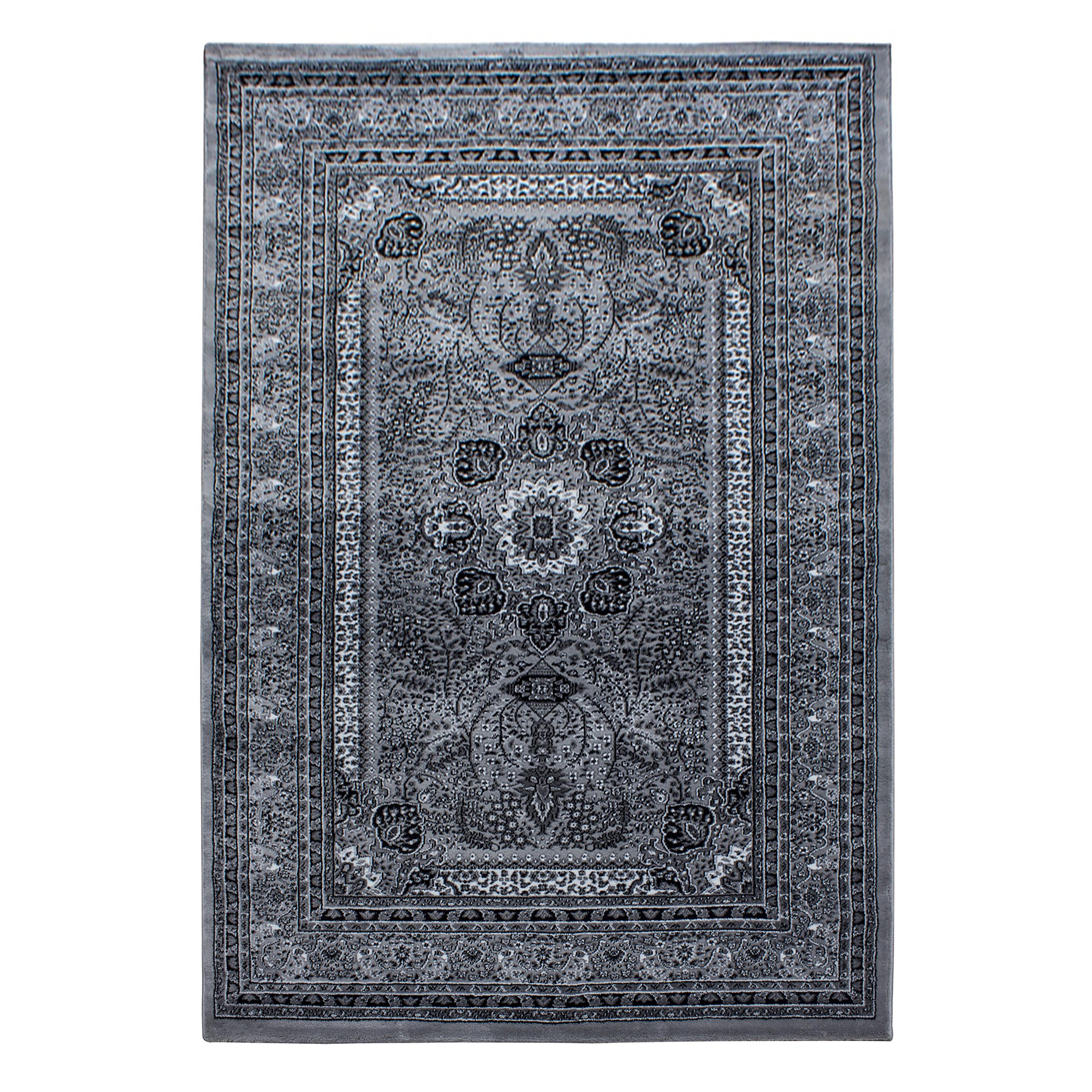 MARRAKESH orientalsk løber tæppe 80 x 150 cm - grå - 80 x 150 cm