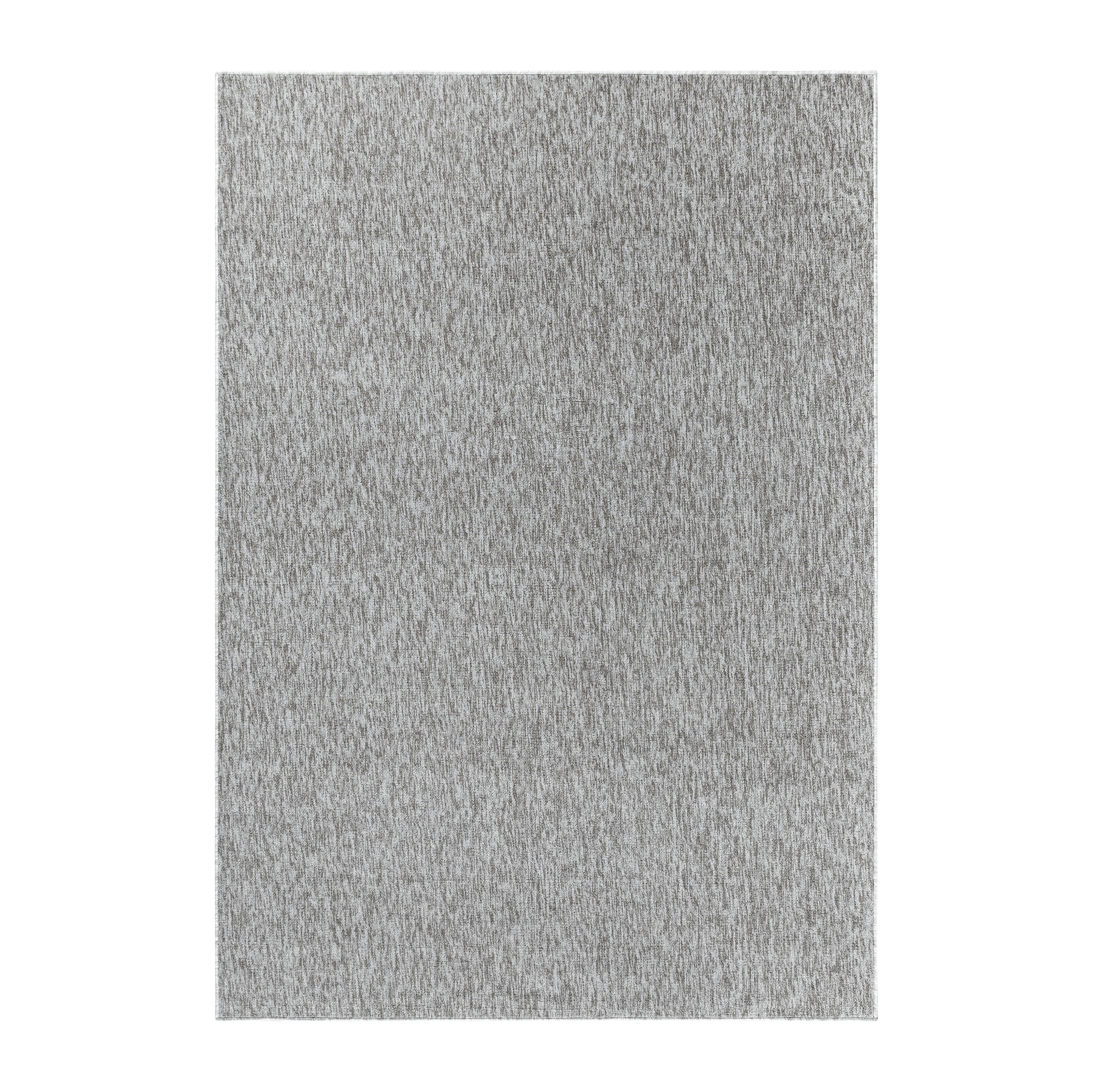 NIZZA unicolor lysegrå kortluvet tæppe 120 x 170 cm - 120 x 170 cm