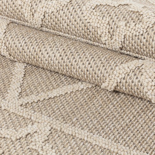Udendørstæppe PATARA Berber - beige, rektangel