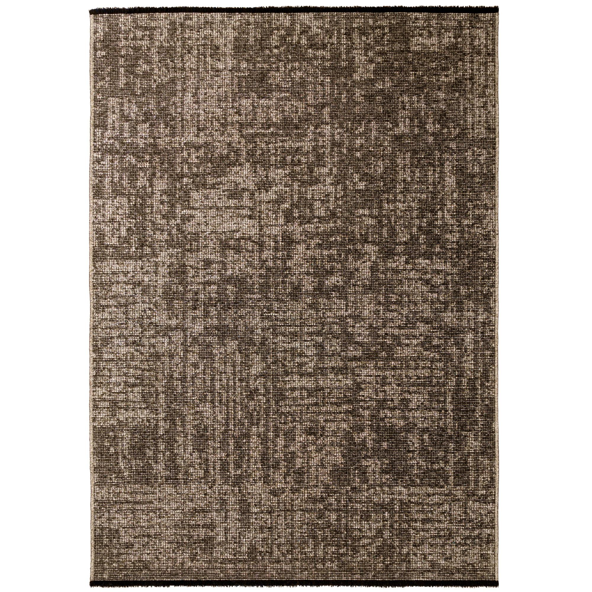 SPACE Unicolor beige løber i kortluvet tæppe - 80 x 150 cm