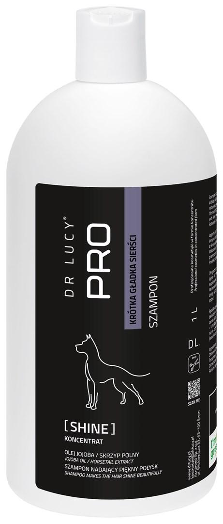 Dr Lucy Shine hundeshampoo til korthåret pels 1 l