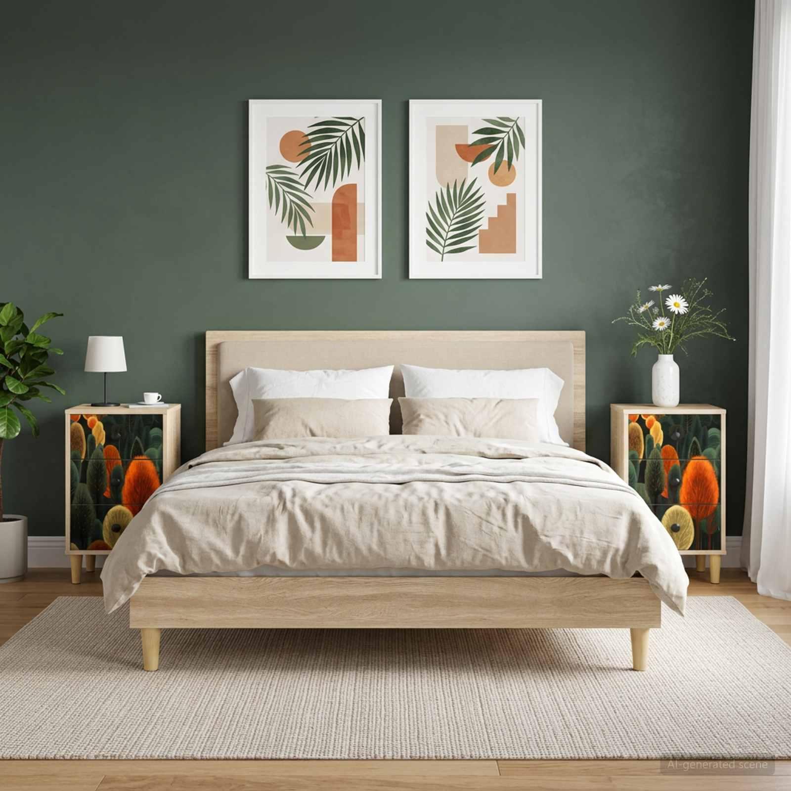 Natskab Zaandam 2 stk. i sonoma-eg 36 x 33 x 60 cm