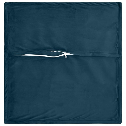 HOUTEN pyntepuder 2 stk. 70 x 70 cm i blå fløjl