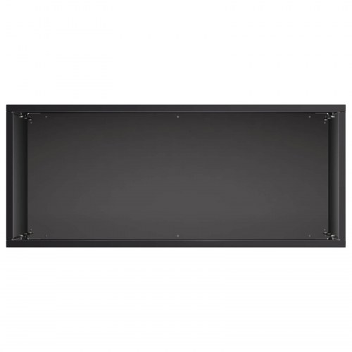 Blomsterkrukke 2 stk. sort 50 x 20 x 75 cm i koldvalset stål