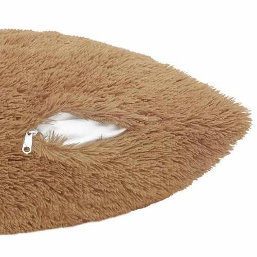Pyntepuder HEERLEN 2 stk. 40 x 70 cm gråbrun i PV fleece