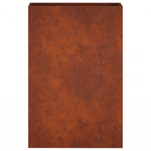 Blomsterkrukke 2 stk. i rustent cortenstål 50 x 20 x 75 cm