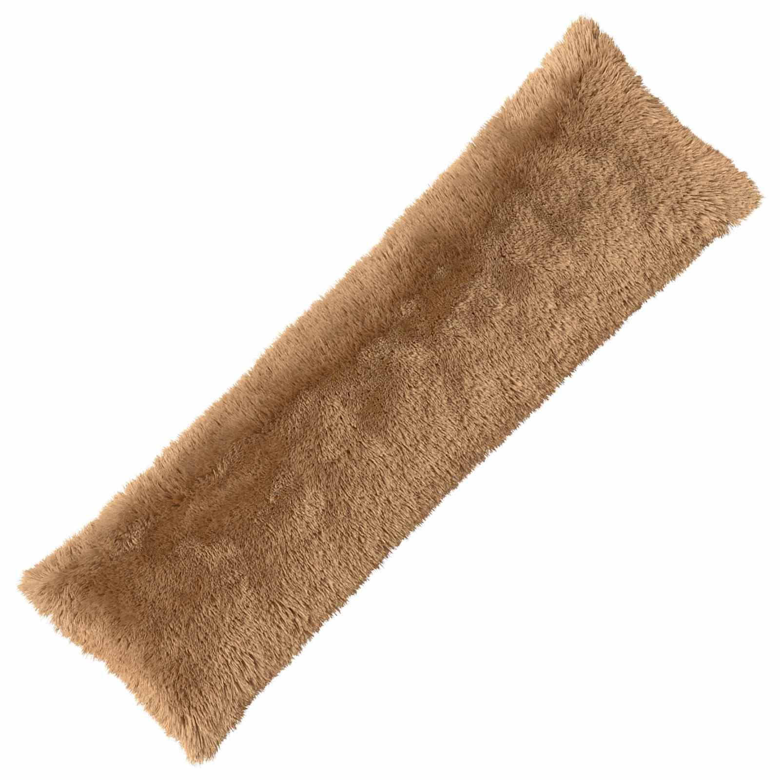 Pyntepude HEERLEN 2 stk. 40 x 145 cm gråbrun i PV fleece