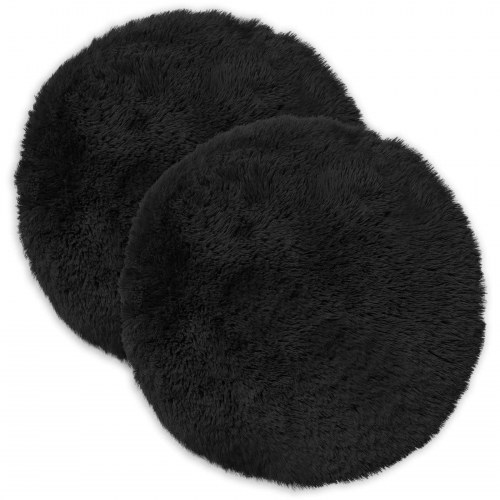 Runde pyntepuder HEERLEN 6 stk. sort i PV fleece 50 cm
