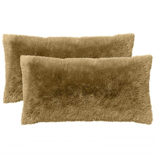 Pyntepuder HEERLEN 12 stk. 40 x 80 cm lysegrå PV fleece