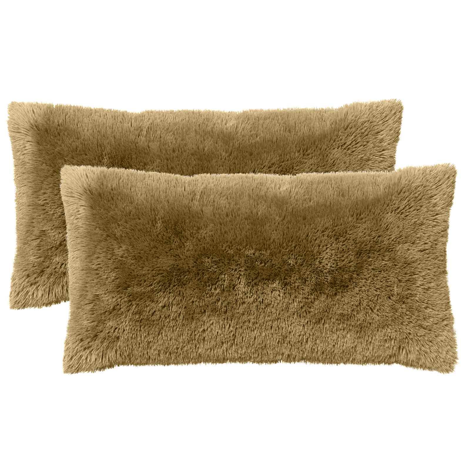 Pyntepuder HEERLEN 12 stk. 40 x 80 cm lysegrå PV fleece