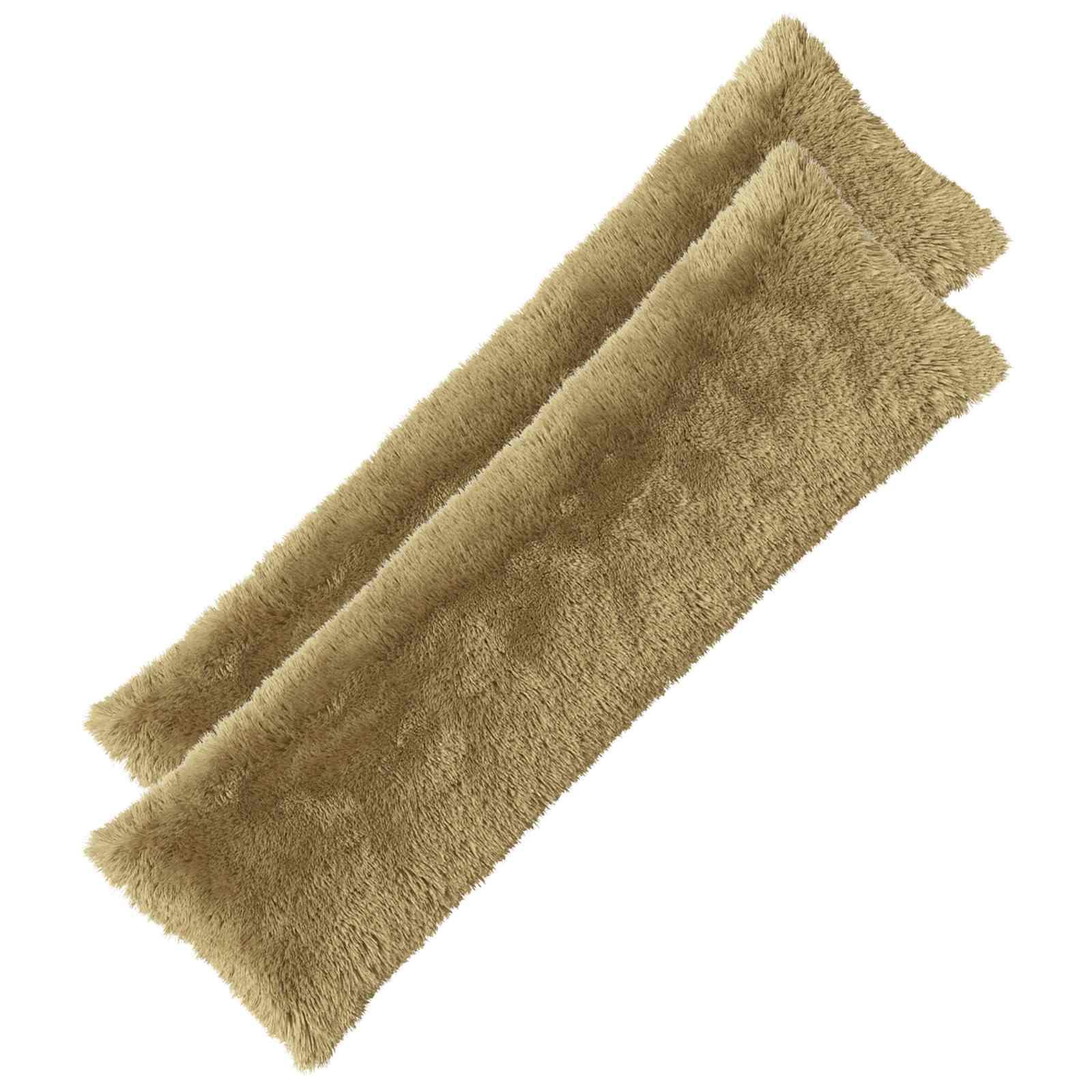 Pude med pude HEERLEN lysegrå 40 x 145 cm i PV fleece