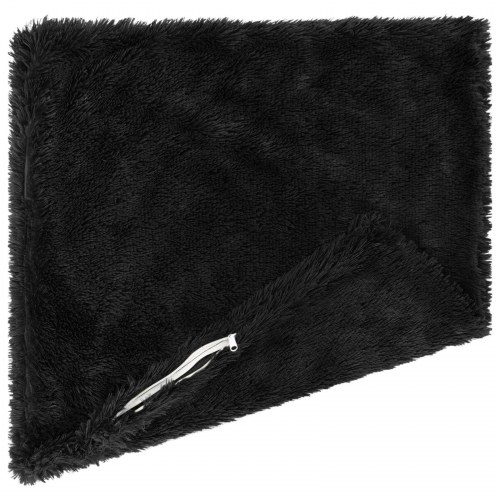 Pyntepuder HEERLEN 2 stk. 55 x 55 cm i sort PV fleece