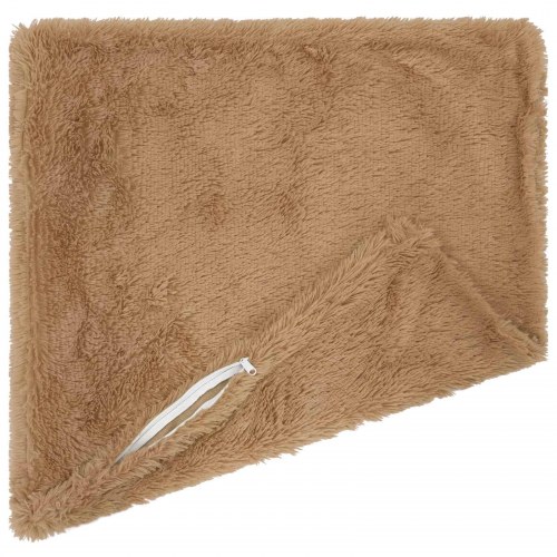 Pyntepuder HEERLEN 6 stk. 45 x 45 cm gråbrun i PV fleece