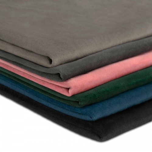 Pyntepuder med fyld HEERLEN 6 stk. mørkegrøn fløjl 40 x 80 cm