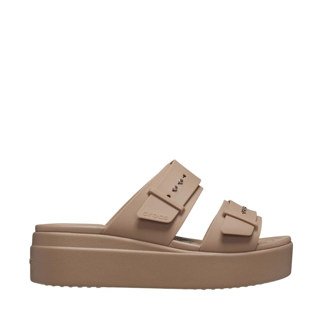Crocs Brooklyn Low damesandaler beige str. 39-40