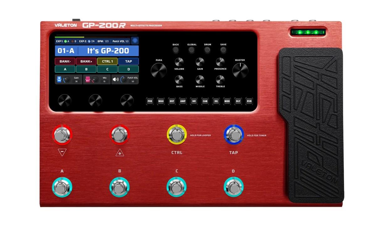 Valeton GP-200R multieffekt til guitar