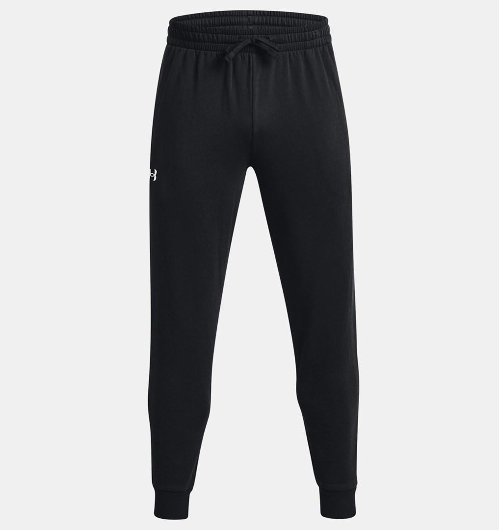Under Armour UA Rival Fleece herre joggers træningsbukser str. M - sort/hvid