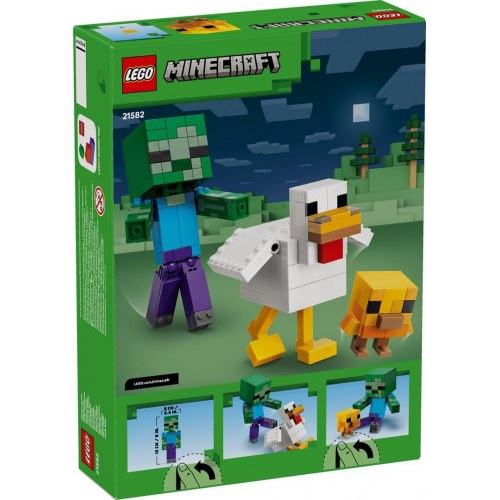 LEGO Minecraft Kyllingerytter byggelegetøj 21582