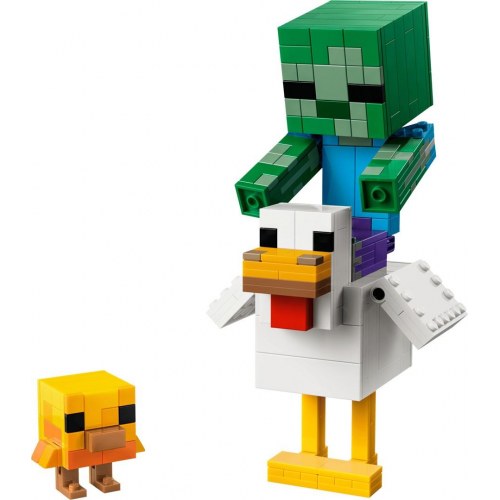 LEGO Minecraft Kyllingerytter byggelegetøj 21582