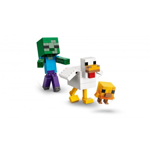 LEGO Minecraft Kyllingerytter byggelegetøj 21582