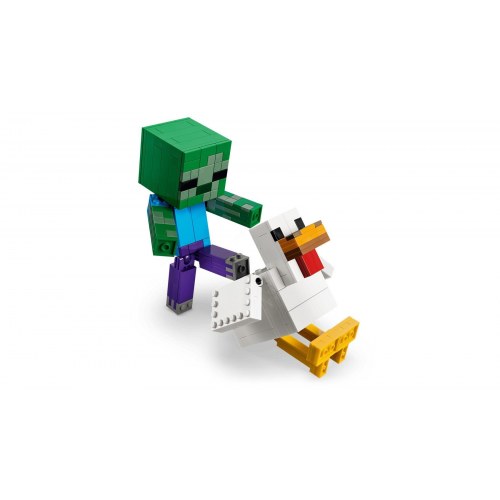 LEGO Minecraft Kyllingerytter byggelegetøj 21582