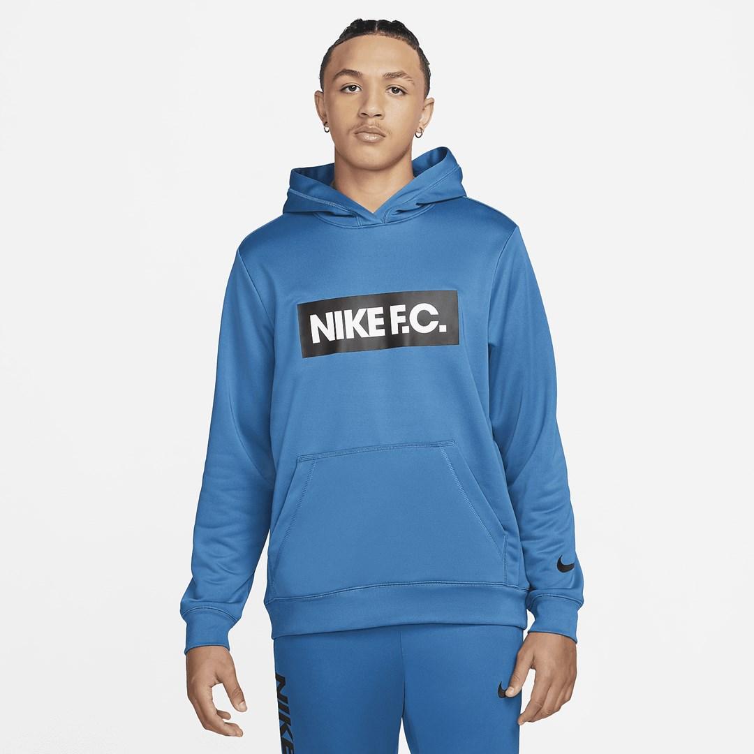 Nike F.C. hoodie til herre str. L - blå